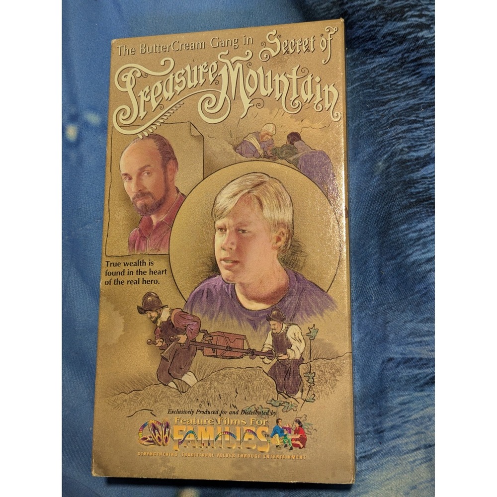 ButterCream Gang in Secret of Treasure Mountain VHS Feature Films For Families